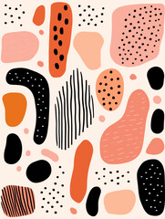 Colorful abstract pattern background. Good for fashion fabrics, children’s clothing, T-shirts, postcards, email header, wallpaper, banner, posters, events, covers, advertising, and more.