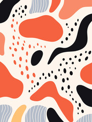 Colorful abstract pattern background. Good for fashion fabrics, children’s clothing, T-shirts, postcards, email header, wallpaper, banner, posters, events, covers, advertising, and more.