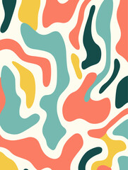 Colorful abstract pattern background. Good for fashion fabrics, children’s clothing, T-shirts, postcards, email header, wallpaper, banner, posters, events, covers, advertising, and more.