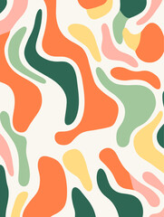 Colorful abstract pattern background. Good for fashion fabrics, children’s clothing, T-shirts, postcards, email header, wallpaper, banner, posters, events, covers, advertising, and more.