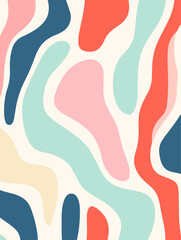 Colorful abstract pattern background. Good for fashion fabrics, children’s clothing, T-shirts, postcards, email header, wallpaper, banner, posters, events, covers, advertising, and more.