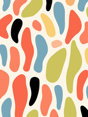 Colorful abstract pattern background. Good for fashion fabrics, children’s clothing, T-shirts, postcards, email header, wallpaper, banner, posters, events, covers, advertising, and more.