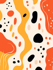 Abstract pattern background. Good for fashion fabrics, children’s clothing, T-shirts, postcards, email header, wallpaper, banner, posters, events, covers, advertising, and more.