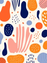 Foto auf Alu-Dibond Beautiful Abstract pattern background. Good for fashion fabrics, children’s clothing, T-shirts, postcards, email header, wallpaper, banner, posters, events, covers, advertising, and more. © TasaDigital