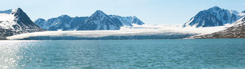 Svalbard Island and Glacier