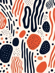 Fototapeten Abstract pattern background. Good for fashion fabrics, children’s clothing, T-shirts, postcards, email header, wallpaper, banner, posters, events, covers, advertising, and more. © TasaDigital