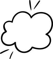 Speech bubble element