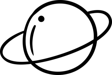 Cute saturn element