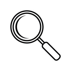 Magnifying Glass Icon vector Design Template