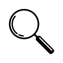 Magnifying Glass Icon vector Design Template