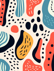Abstract pattern background. Good for fashion fabrics, children’s clothing, T-shirts, postcards, email header, wallpaper, banner, posters, events, covers, advertising, and more.
