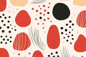 Colorful abstract pattern background. Good for fashion fabrics, children’s clothing, T-shirts, postcards, email header, wallpaper, banner, posters, events, covers, advertising, and more.