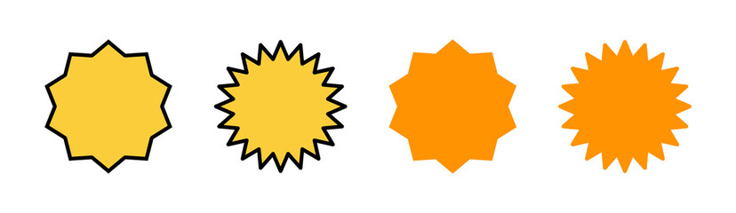 Badge icon set for web and mobile app. Awards icon vector. Achieve sign and symbols