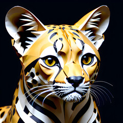 Paper Cheetahs: Capturing the Grace of Speed in Art.(Generative AI)