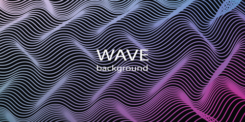 lines waves Technology abstract lines on white background. Undulate Grey Wave Swirl, frequency sound wave, twisted curve lines with blend effect abstract vektor colorful