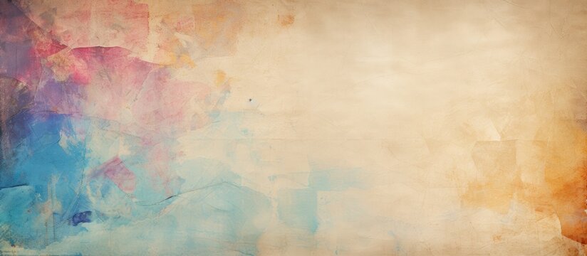 Artistic background featuring a vintage colorful paper texture