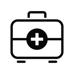 Obraz premium Medical Kit Icon Vector Design Template