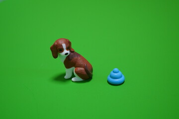 犬と糞の人形