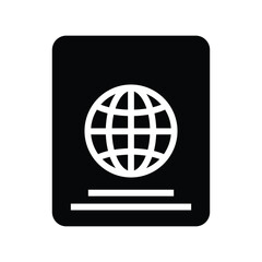 Passport Icon Vector Design Template