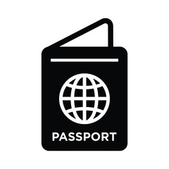 Passport Icon Vector Design Template