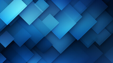 Abstract blue background with square shapes Random offset white square cube boxes block background. Abstract elegant gray and blue squares pattern background texture.  - obrazy, fototapety, plakaty