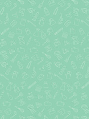 日用品の壁紙イラスト