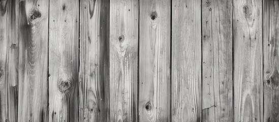 Obraz premium Black and white abstract background with vertical old wooden texture