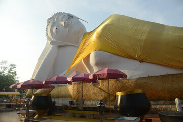 The largest Reclining Buddha in Thailand Enshrined at Wat Satue It is the highlight of the temple. ...