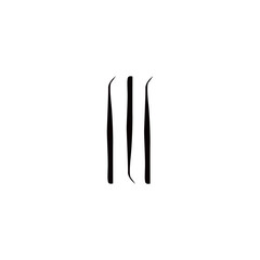 Medical Instrument And Equipment Icons Set. Thermometer And Scalpel, Knife And Scissors, Sticking Plaster Roll And Bandage Medical Instrument. Medical examination equipment flat line icon set.