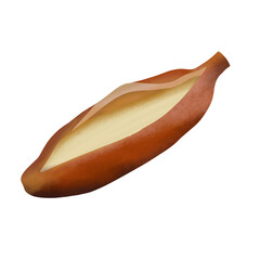 Boiled Banana Illustration