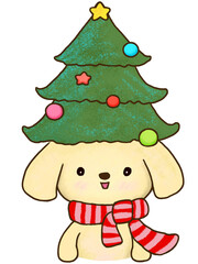 christmas time, illustration for your happy time decorate.