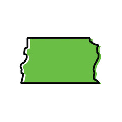 State of Distrito Federalmap vector illustration. Brazil state map.