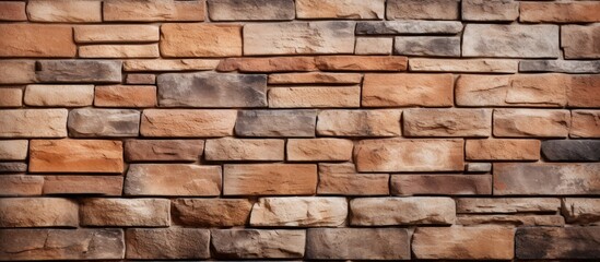 Background design featuring a brick wall