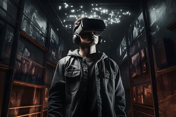 Obraz premium virtual reality presentation