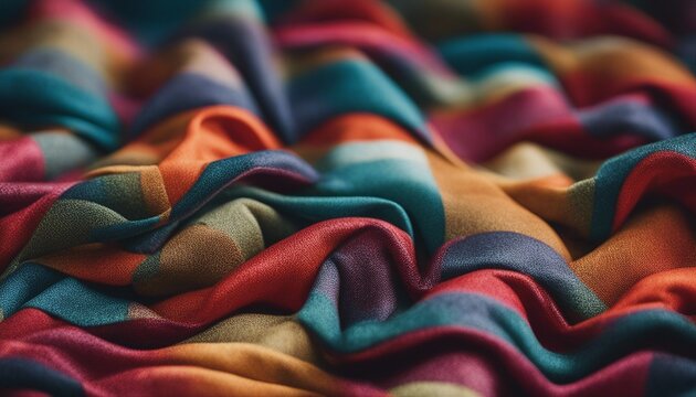 multicoloured fabric texture
