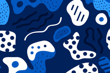 Abstract pattern background. Good for fashion fabrics, children’s clothing, T-shirts, postcards, email header, wallpaper, banner, posters, events, covers, advertising, and more.
