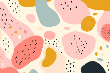 Abstract pattern background. Good for fashion fabrics, children’s clothing, T-shirts, postcards, email header, wallpaper, banner, posters, events, covers, advertising, and more.