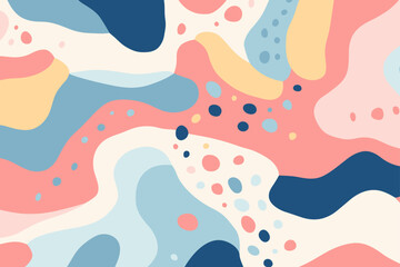 Beautiful abstract background. Good for fashion fabrics, children’s clothing, T-shirts, postcards, email header, wallpaper, banner, posters, events, covers, advertising, and more.