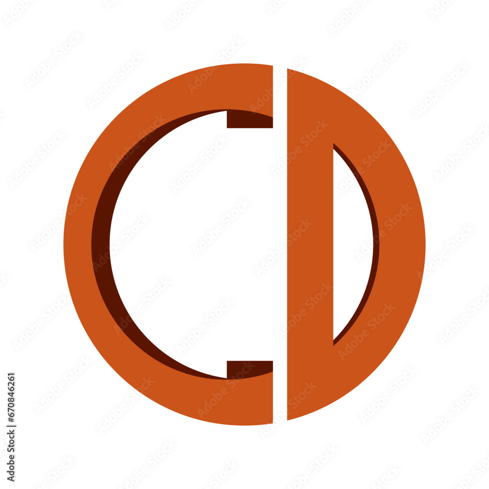 Canvas Prints cd letter logo