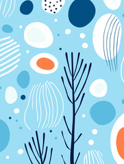 Beautiful abstract pattern background. Good for fashion fabrics, children’s clothing, T-shirts, postcards, email header, wallpaper, banner, posters, events, covers, advertising, and more.