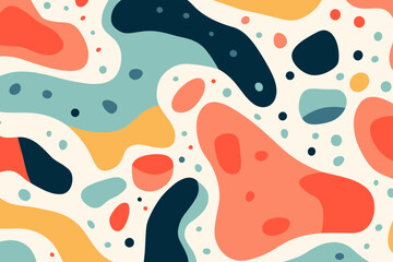 Beautiful abstract seamless pattern background. Good for fashion fabrics, children’s clothing, T-shirts, postcards, email header, wallpaper, banner, posters, events, covers, advertising, and more.