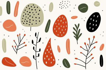 Beautiful abstract seamless pattern background. Good for fashion fabrics, children’s clothing, T-shirts, postcards, email header, wallpaper, banner, posters, events, covers, advertising, and more.