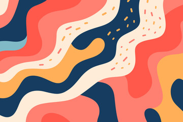 Beautiful abstract seamless pattern background. Good for fashion fabrics, children’s clothing, T-shirts, postcards, email header, wallpaper, banner, posters, events, covers, advertising, and more.