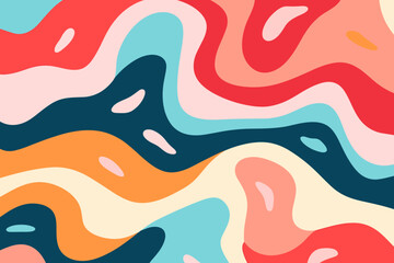 Beautiful abstract seamless pattern background. Good for fashion fabrics, children&rsquo;s clothing, T-shirts, postcards, email header, wallpaper, banner, posters, events, covers, advertising, and more.