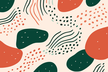 Beautiful abstract seamless pattern background. Good for fashion fabrics, children’s clothing, T-shirts, postcards, email header, wallpaper, banner, posters, events, covers, advertising, and more.