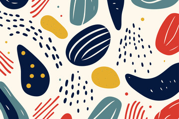 Beautiful abstract seamless pattern background. Good for fashion fabrics, children’s clothing, T-shirts, postcards, email header, wallpaper, banner, posters, events, covers, advertising, and more.