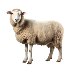 Sheep on transparent background