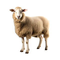 Sheep on transparent background