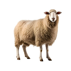 Fototapeta premium Sheep on transparent background