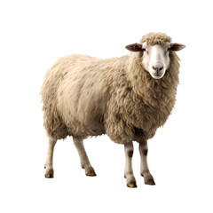 Sheep on transparent background